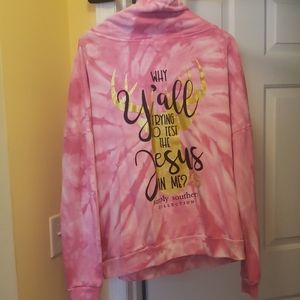 Simply southern cowl neck sweatshirt